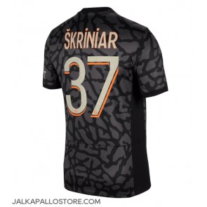 Paris Saint-Germain Milan Skriniar #37 Kolmaspaita 2023-24 Lyhythihainen